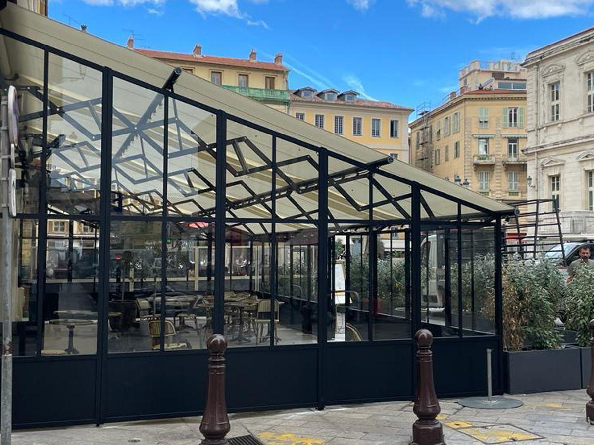 Projet 1 — Store pantographe sur terrasse